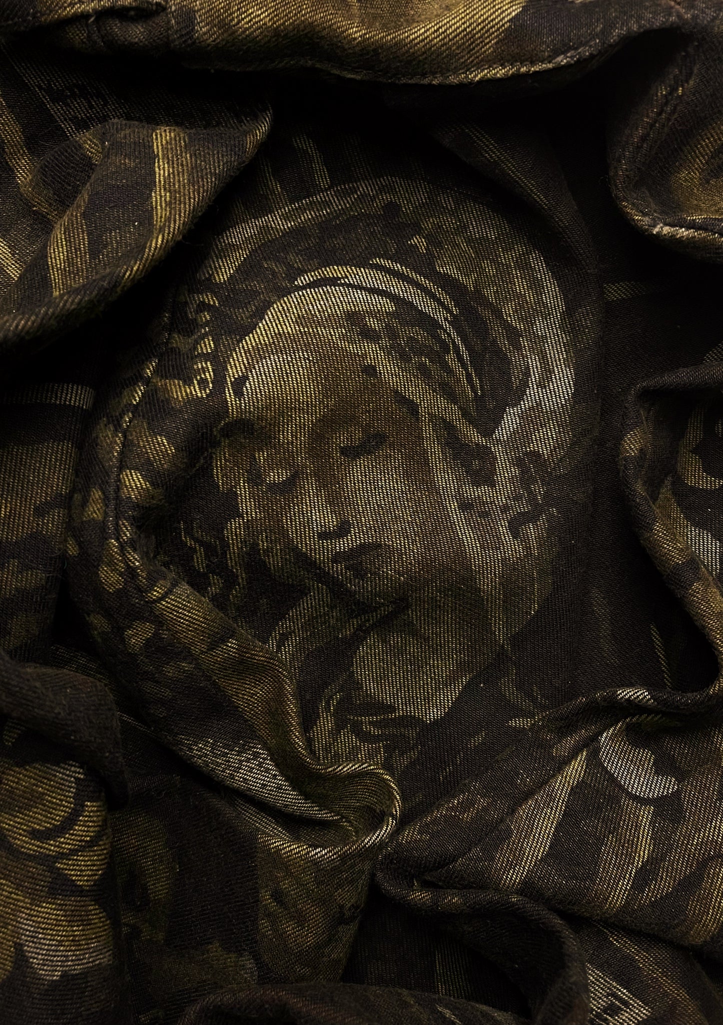 Yoshiyuki Konishi Virgin Maria Religious Full Print Denim