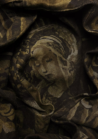 Yoshiyuki Konishi Virgin Maria Religious Full Print Denim