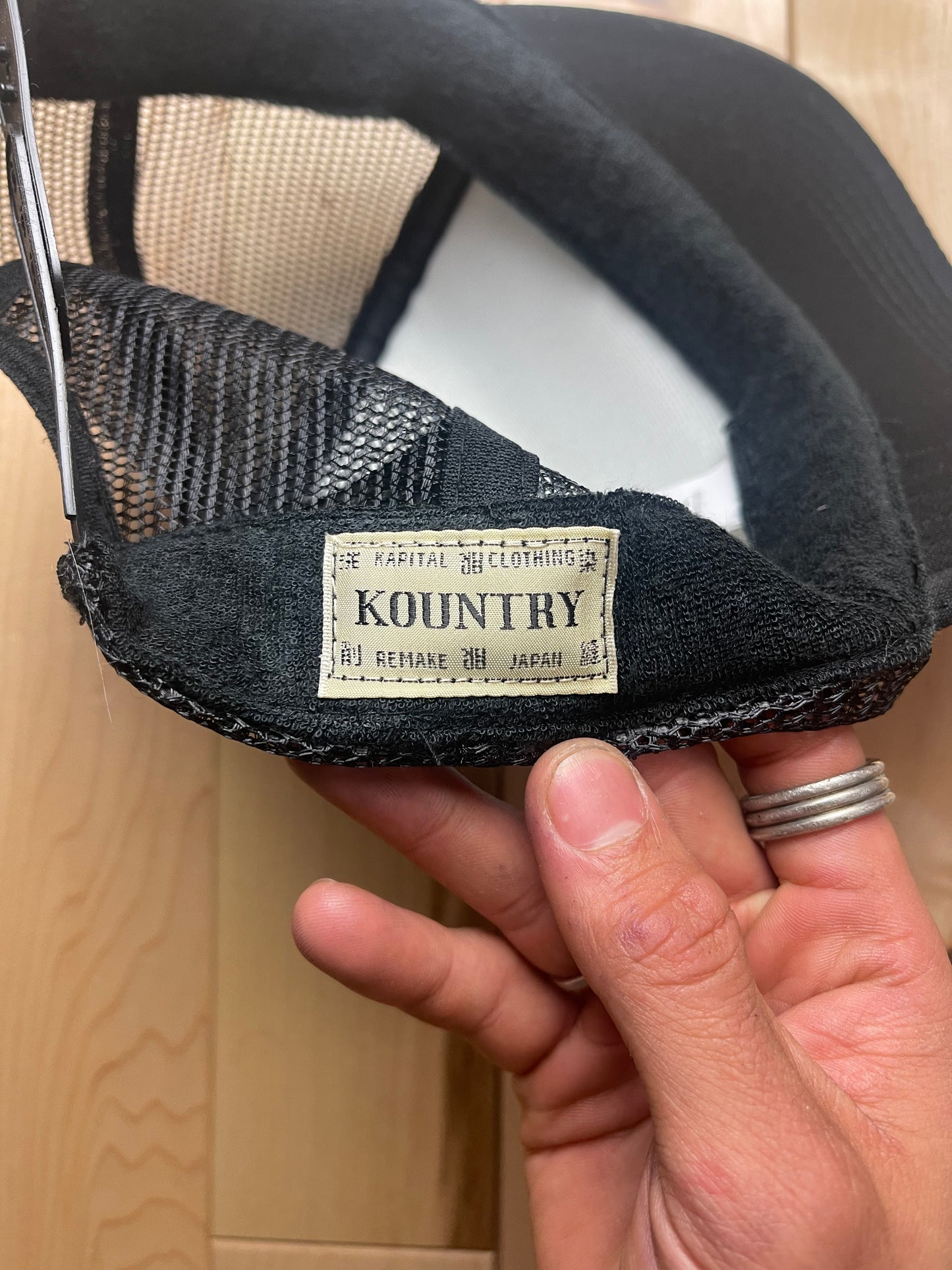 SS2023 Kapital Kountry Dirty Shrink Mesh Trucker Hat