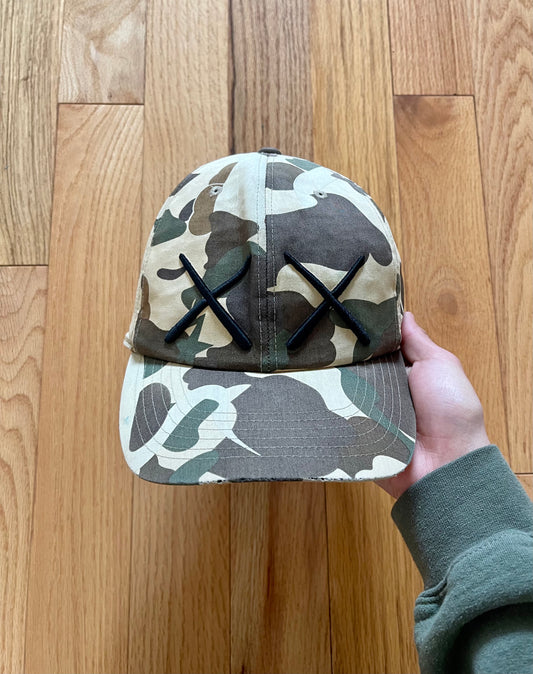 2006 Bape Kaws Camo Baseball Cap