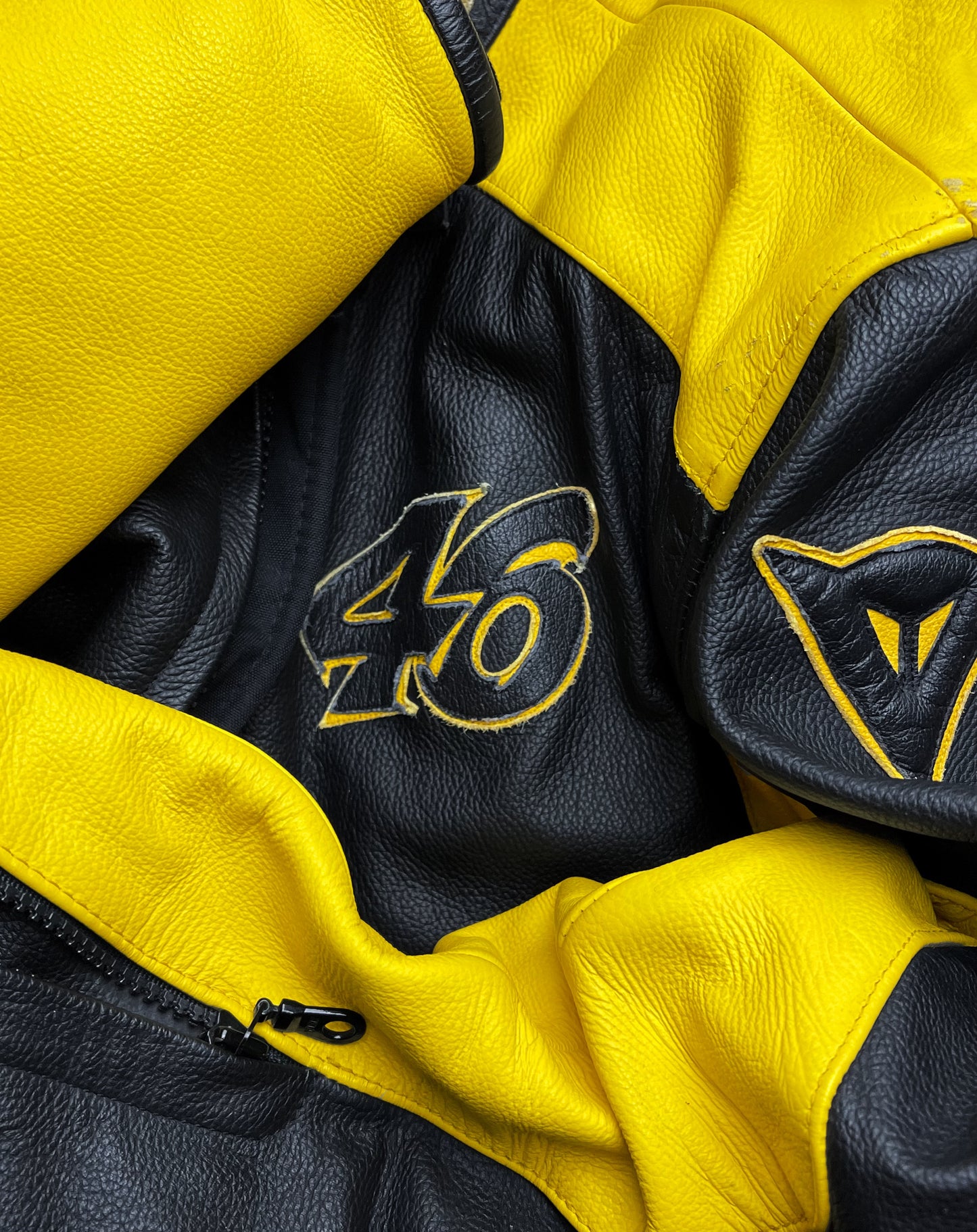 Dainese Leather Valentino Rossi Signature Riders Jacket