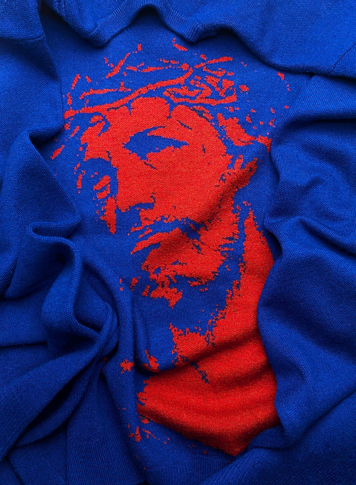 Vintage Fuct Crown Of Thorns Jesus Graphic Knit Sweater