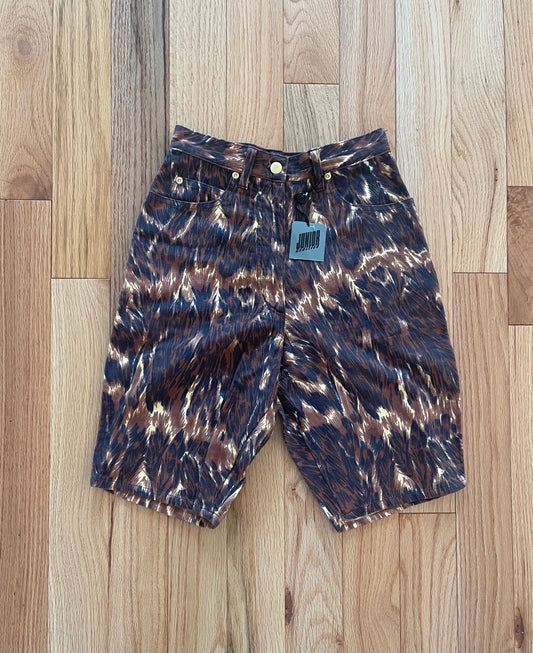 Vintage Jean Paul Gaultier Leopard Print Shorts