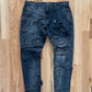 Dolce & Gabbana Paint Splattered Cargo Denim