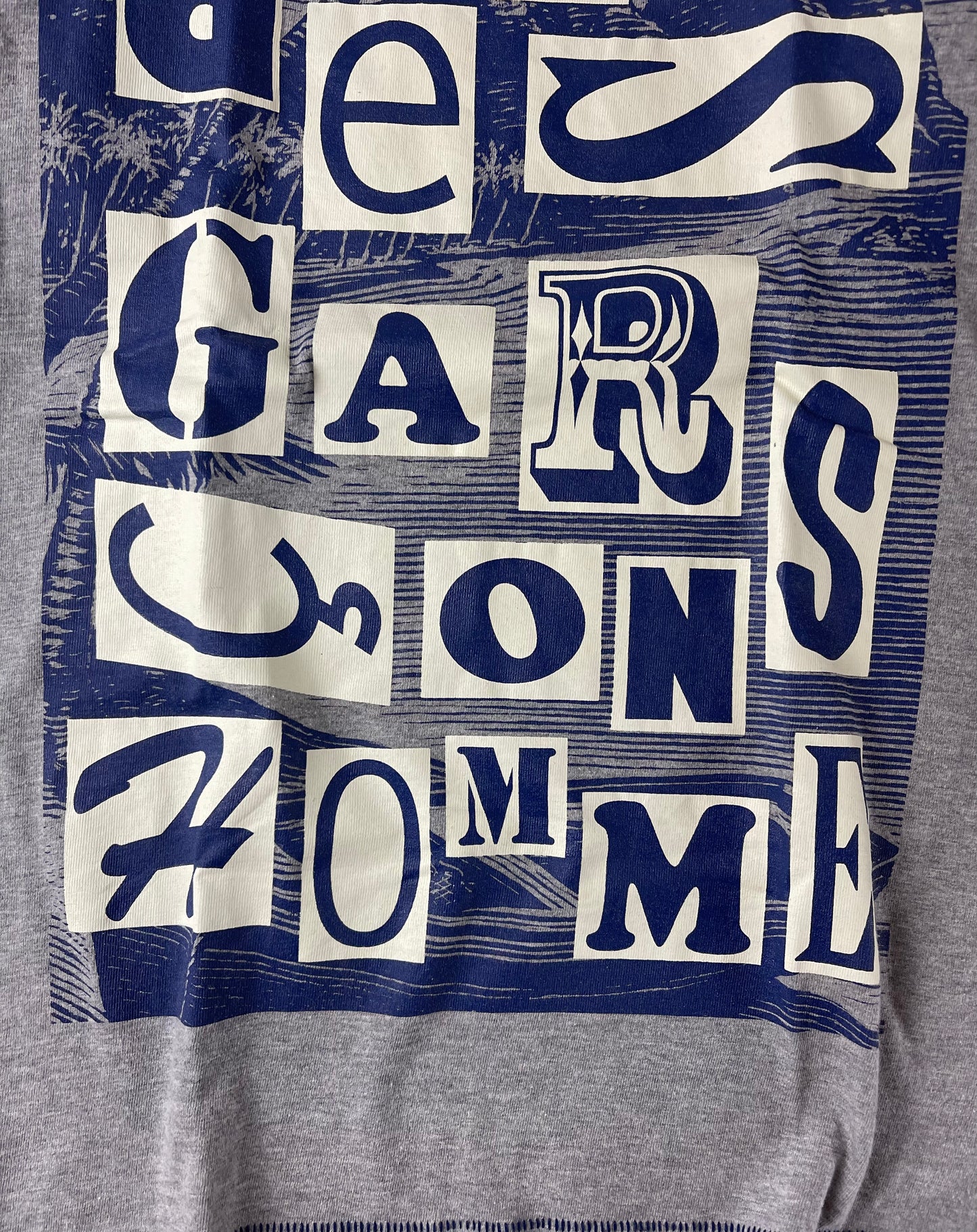 Comme Des Garcons Ransom Letter Graphic T-Shirt