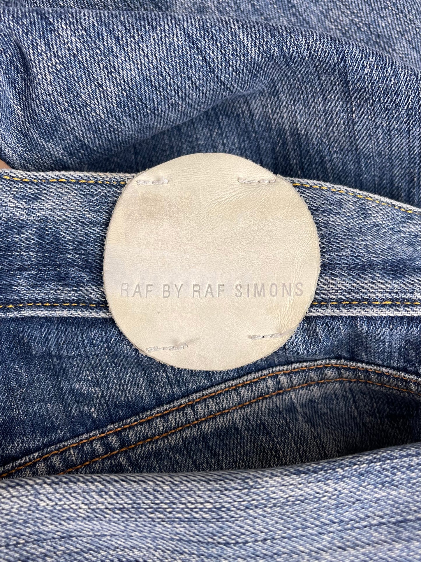 Raf by Raf Simons Blue Washed Slim Cut Denim