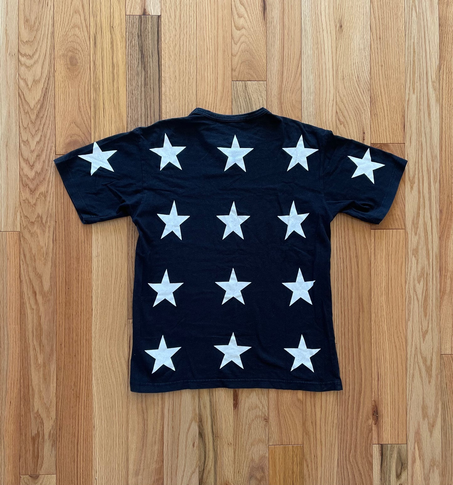 SS2001 Junya Watanabe Poem Star V Neck T-Shirt