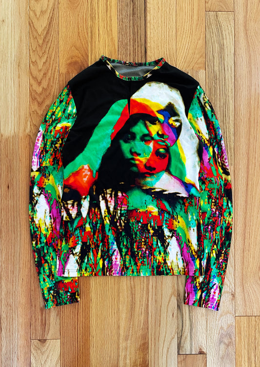 SS2000 Jean Paul Gaultier Psychedelic Long Sleeve Shirt