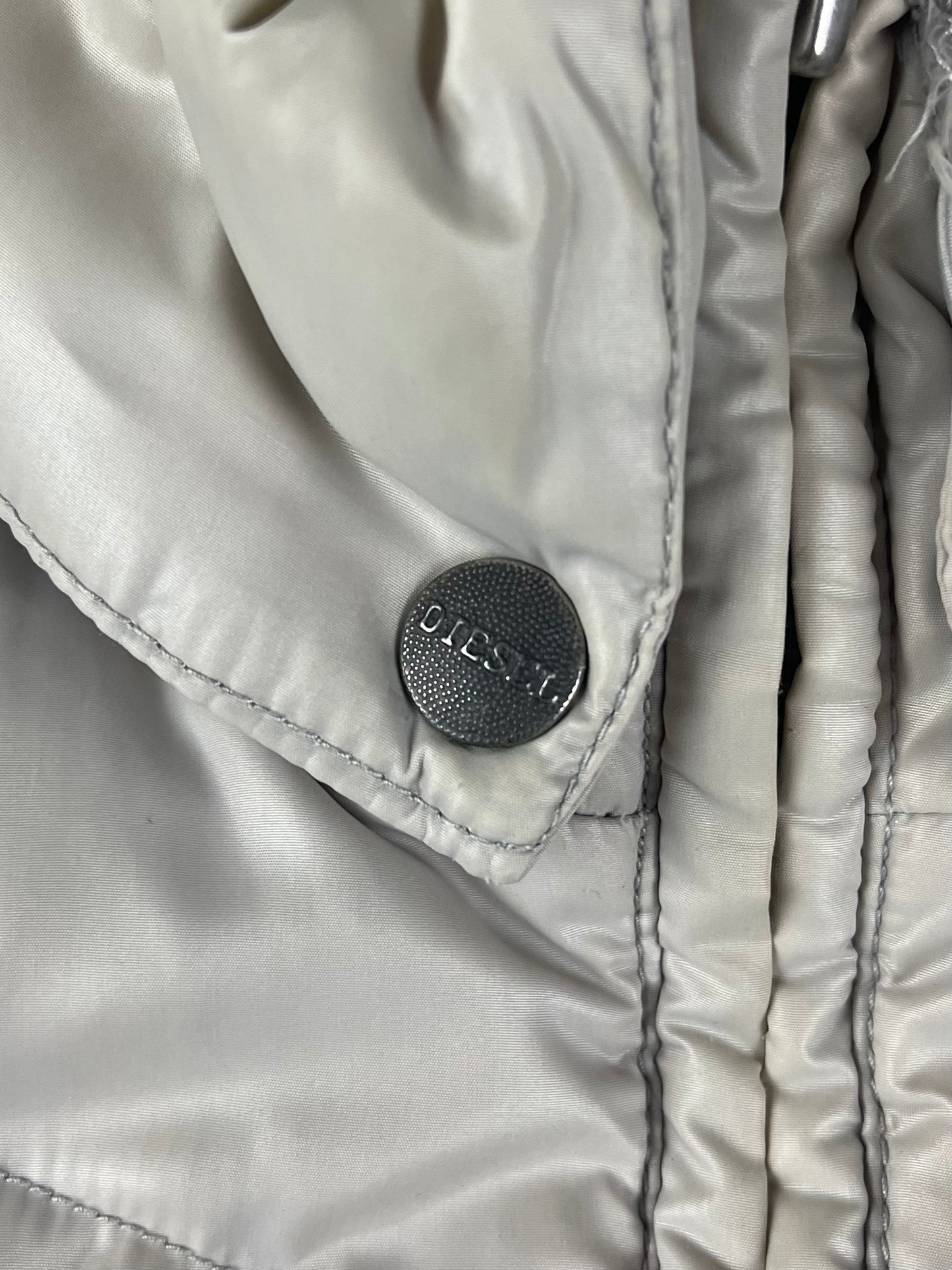 Diesel Space Grey Down Filled Puffer Jacket