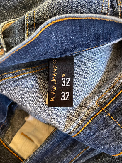 Nudie Jeans Slim Skinny Light Wash Denim