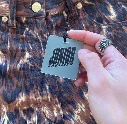 Vintage Jean Paul Gaultier Leopard Print Shorts