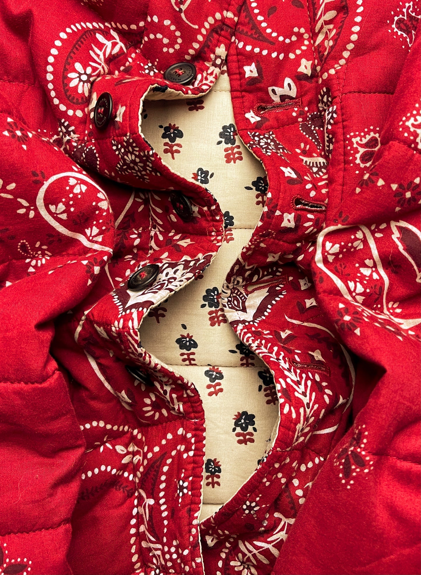 AW2015 Burberry Prorsum Paisley Quilted Mandolin Jacket