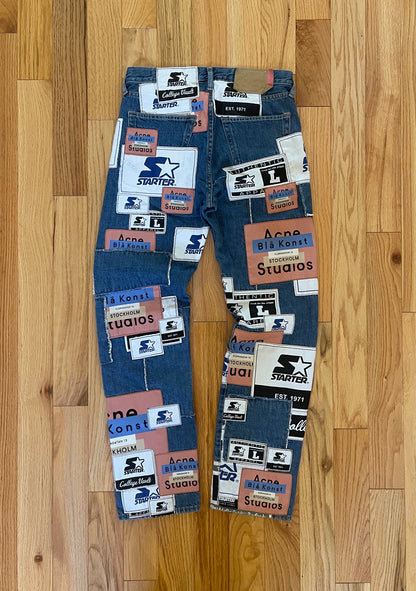 SS2019 Acne Studios x Starter “1996” Patchwork Denim