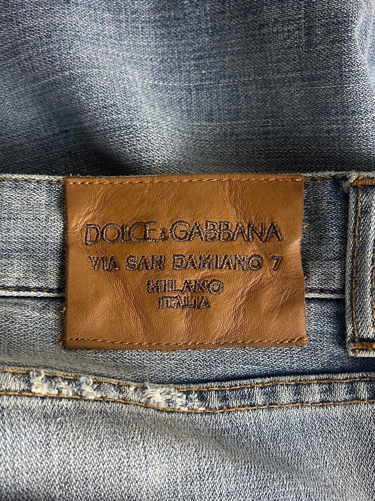 Dolce & Gabbana Light Wash Blue Boot Cut Denim