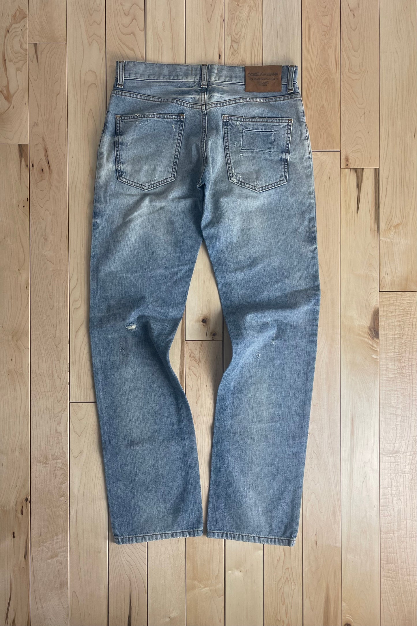 Dolce & Gabbana Light Wash Blue Boot Cut Denim