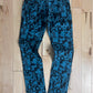 Hysteric Glamour Cartoon Full Print Blue Straight Cut Denim
