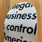 SS2018 Supreme Illegal Business Controls America Skate Deck