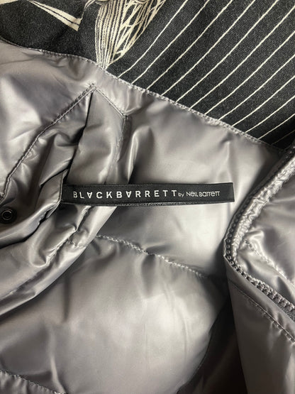 Neil Barrett Geometric Silver Puffer Vest