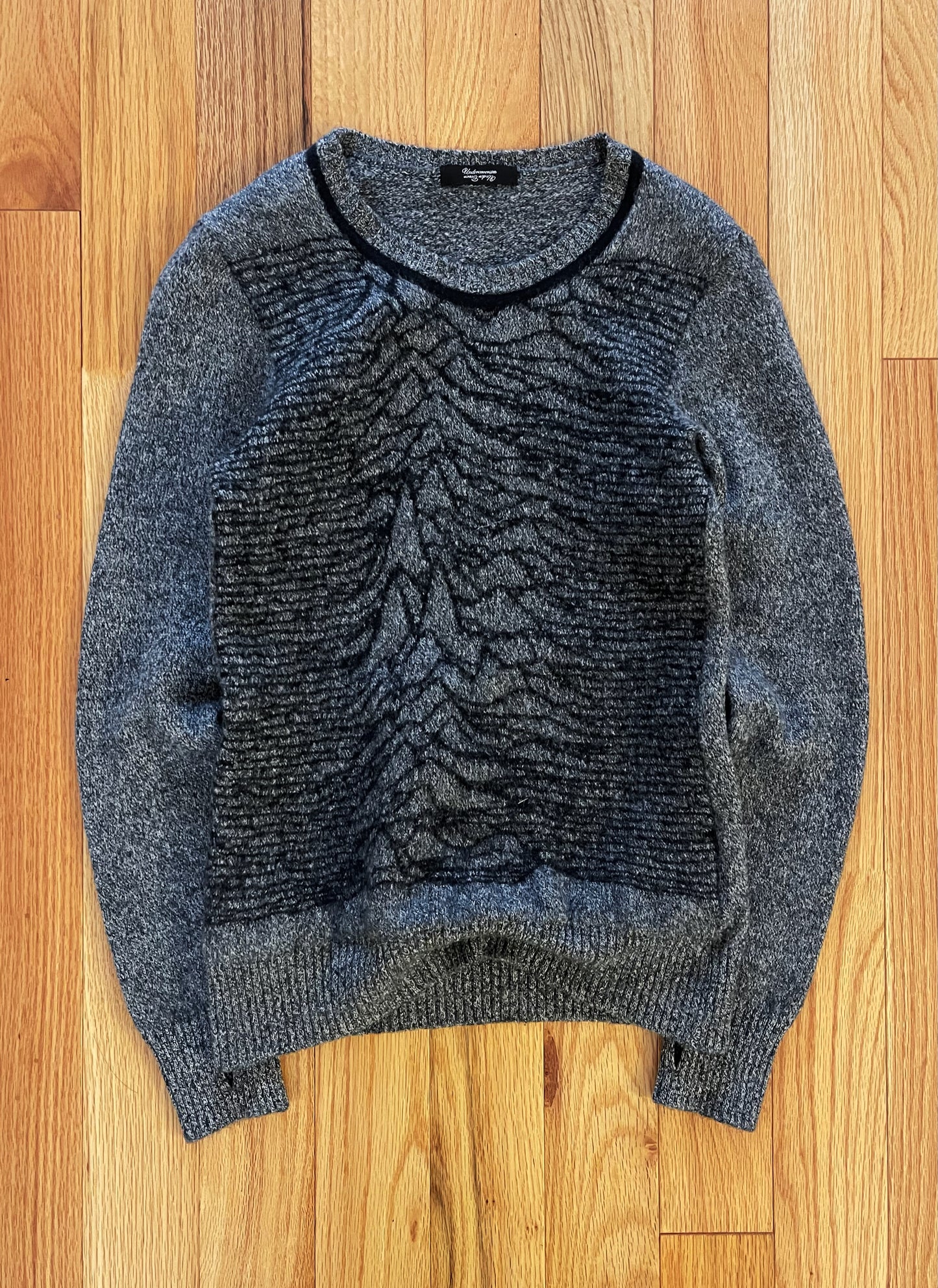 AW2009 Undercover Joy Division Unknown Pleasure Knit Sweater