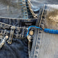 AW2010 Undercover 68 Blue Yarn Distressed Denim