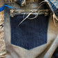 AW2010 Undercover 68 Blue Yarn Distressed Denim