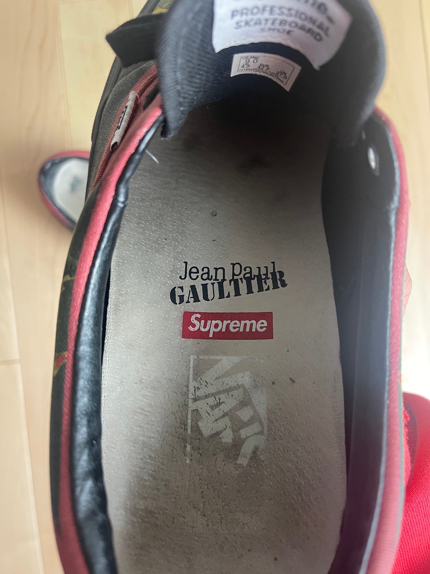 Supreme x Jean Paul Gaultier Vans Pro Era Low Top Sneakers