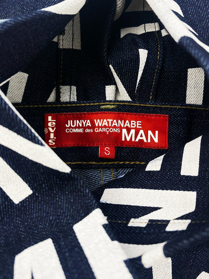 Junya Watanabe x Levis Poem Full Print 503 Denim