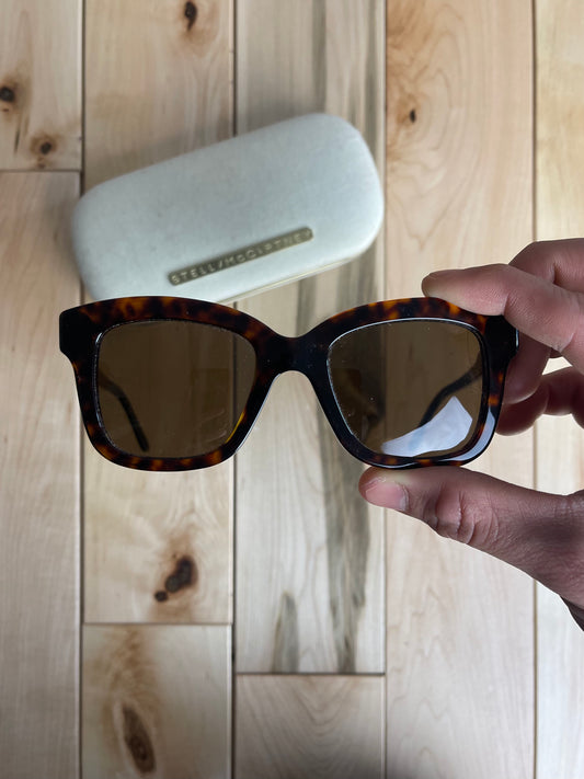 Stella McCartney Tortoiseshell Wayfarer Sunglasses