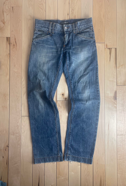 Dolce & Gabbana Light Wash Boot Cut Denim