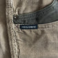 Dolce & Gabbana Flare Cut Corduroy D&G Logo Pants